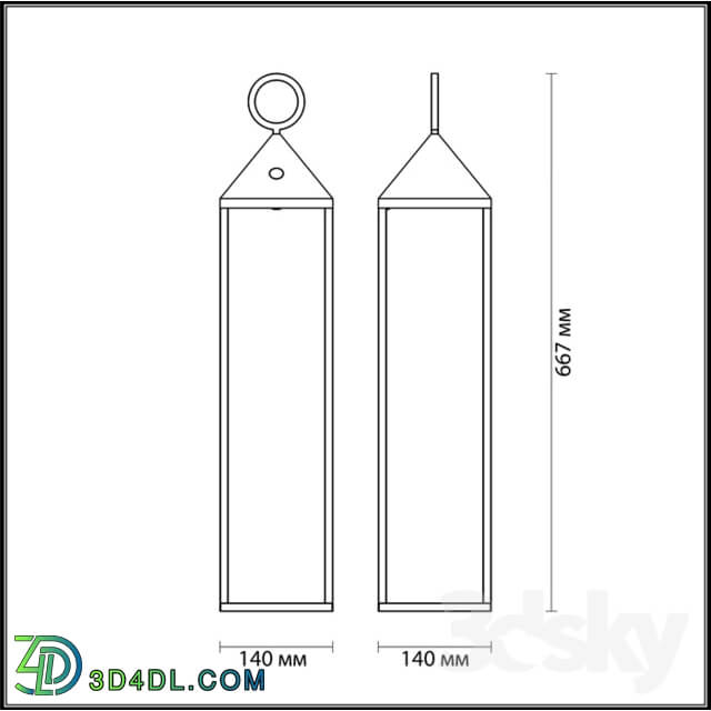 Street lighting - Outdoor portable lamp ODEON LIGHT 4604 _ 2TL_ 4606 _ 2TL YORK