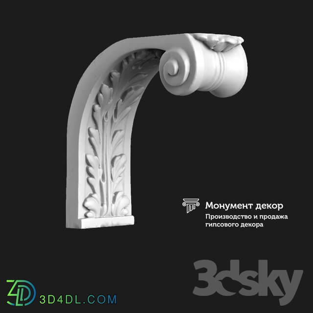 Decorative plaster - OM Bracket CT 10