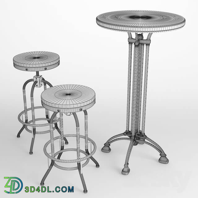 Table _ Chair - Bar table stools