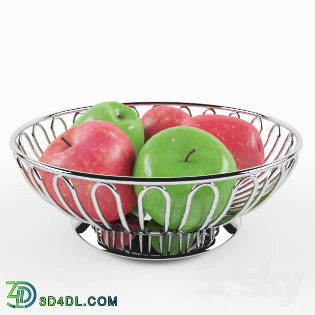 Food and drinks - Round Wire Basket 826