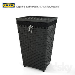Bathroom accessories - Laundry basket IKEA KNARRA 