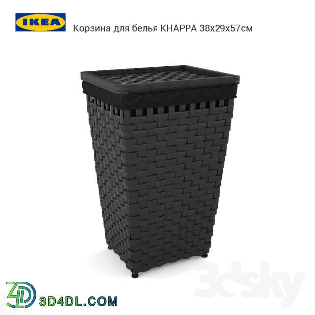 Bathroom accessories - Laundry basket IKEA KNARRA