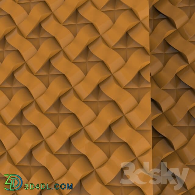 Decorative plaster - Panel - twist