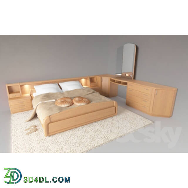 Bed - bedroom Aroza