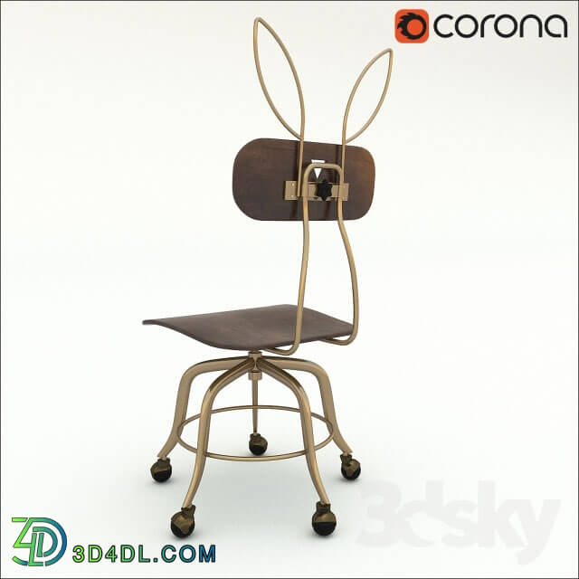 Chair - The Emily _ Meritt Bunny Ears Desk Chair