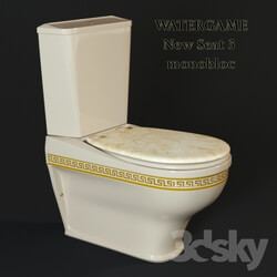 Toilet and Bidet - WATERGAME New Seat 3 monobloc 