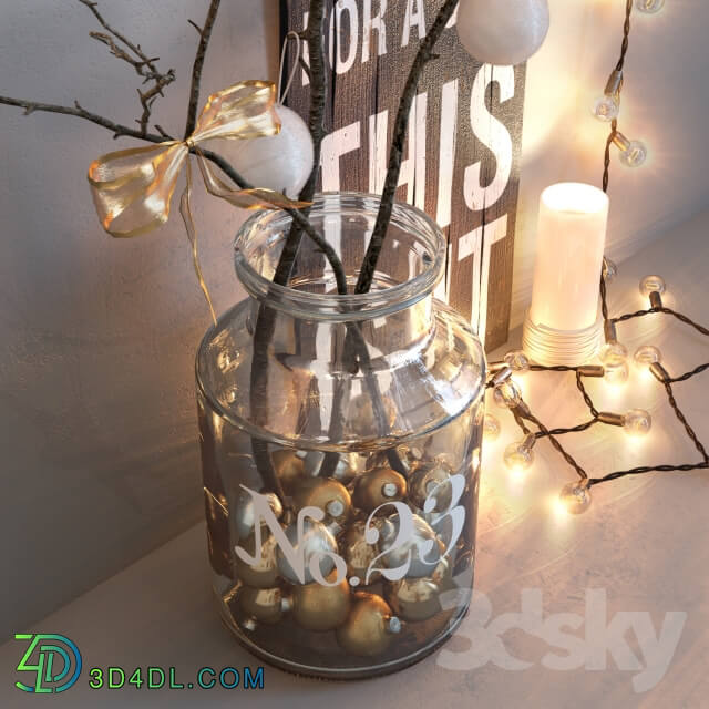 Decorative set - Christmas decor