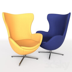 Arm chair - Egg chairs 4 color sets 