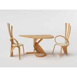 Table _ Chair - furniture set brazo 