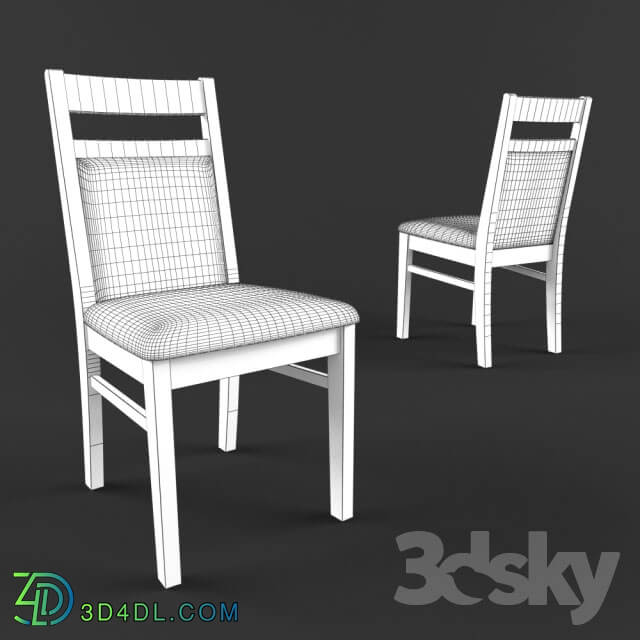 Chair - Chair of solid oak