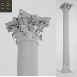 Decorative plaster - Korinf kolumn 