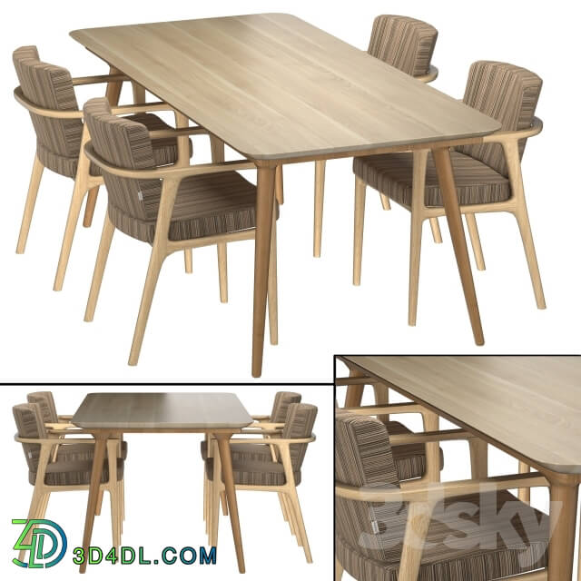 Table _ Chair - Zio Dining Table