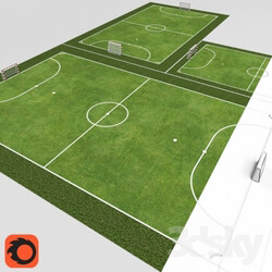 Sports - The fields for mini-football 