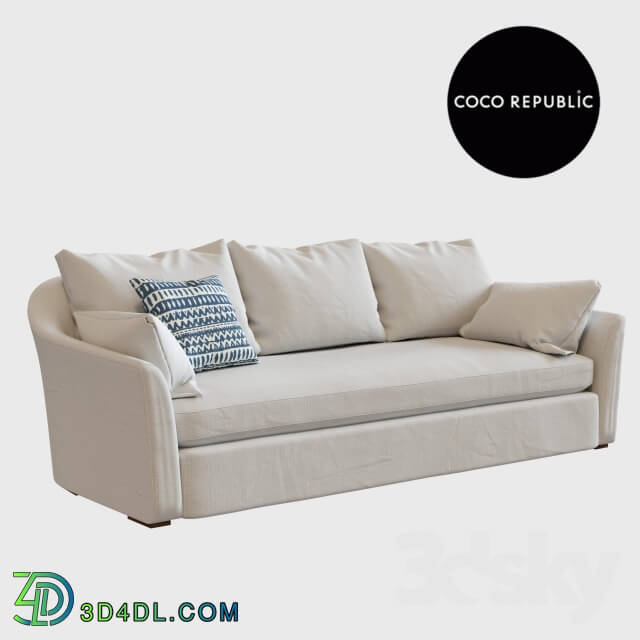 Sofa - COCO REPUBLIC - DUTCH SPLAYED ARM SOFA