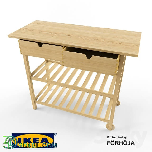 Kitchen - Ikea Kitchen Trolley - Förhöja