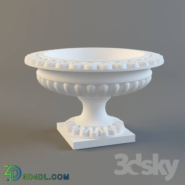 Decorative plaster - Vase gypsum