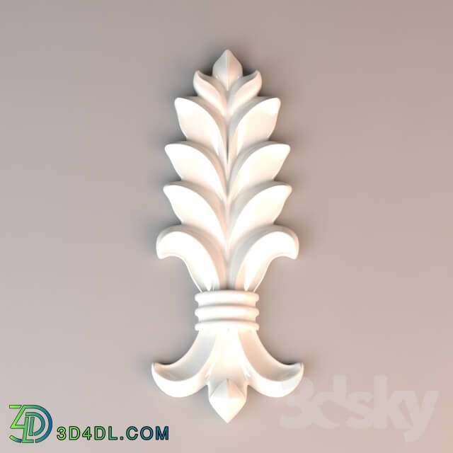 Decorative plaster - Molded element