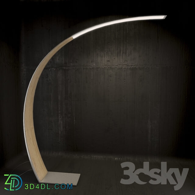 Floor lamp - Oak-concept