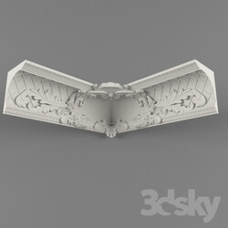 Decorative plaster - Corner cornice 