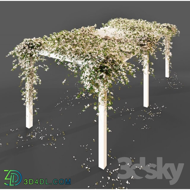 Other architectural elements - Pergola with flowers