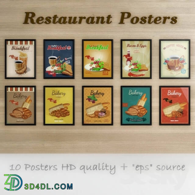 Frame - Posters for restaurant