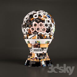 Table lamp - Recycled Lamp 