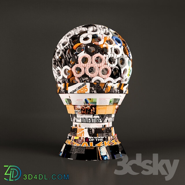 Table lamp - Recycled Lamp