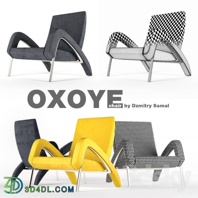 Arm chair - Oxoye chair by Dzmitry Samal