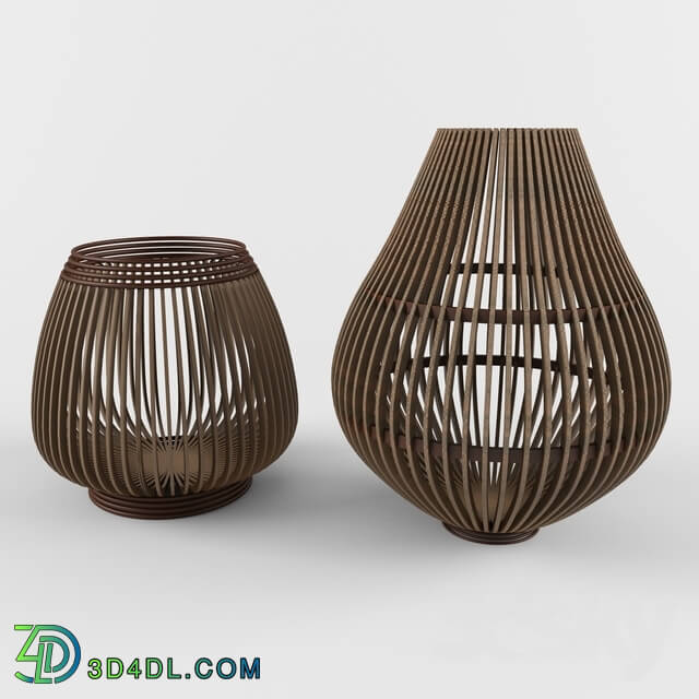 Vase - Decorative Wooden Basket
