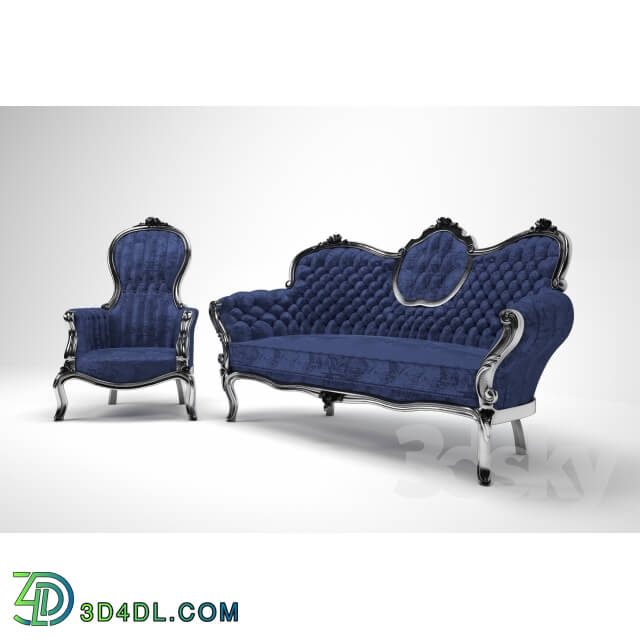 Sofa - victorian sofa _ chair