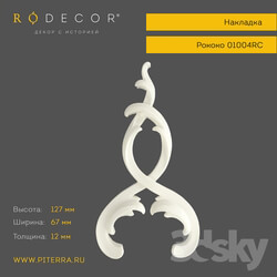 Decorative plaster - Cover plate RODECOR 01004RC 