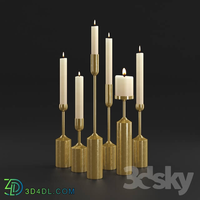 Other decorative objects - Candles chandeliers