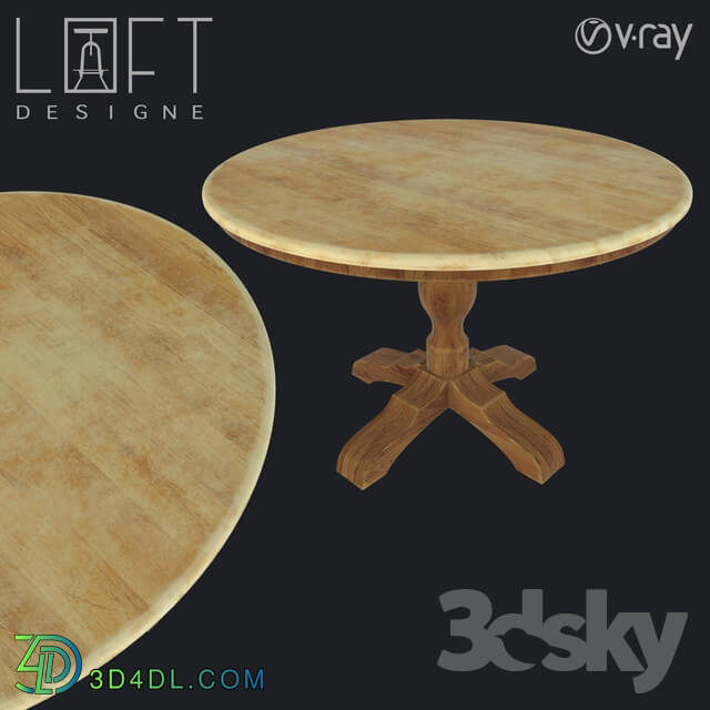 Table - Table LoftDesigne 318 model