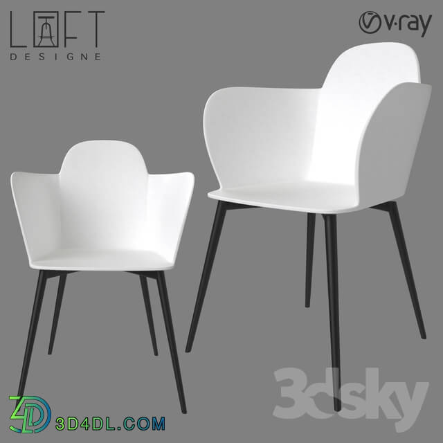 Chair - Chair LoftDesigne 30219 model