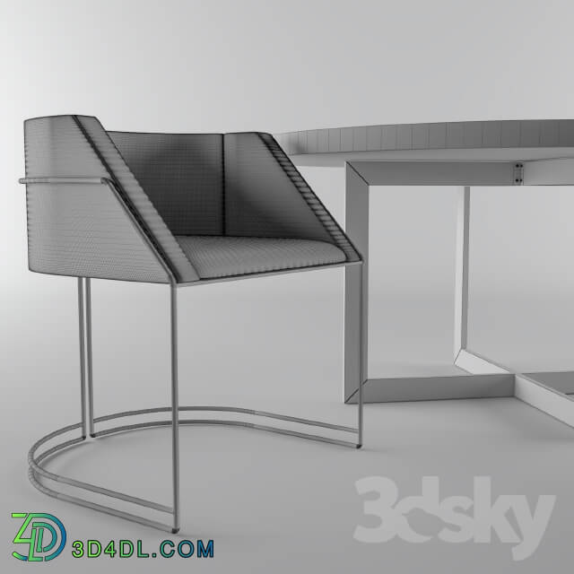 Table _ Chair - Modern dinning table