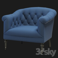 Arm chair - Eichholtz Bentley Chair Blue 