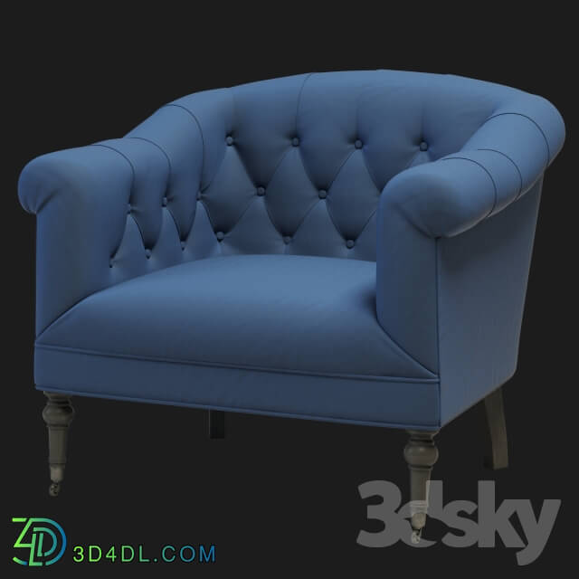 Arm chair - Eichholtz Bentley Chair Blue