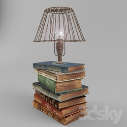 Table lamp - lamp in the industrial style 