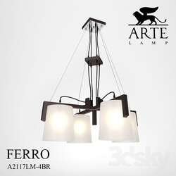 Ceiling light - Chandelier Arte Lamp FERRO A2117LM-4BR 