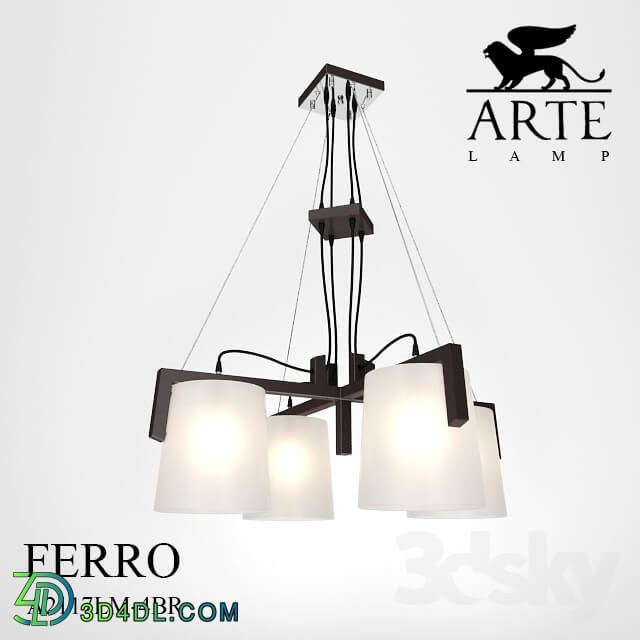 Ceiling light - Chandelier Arte Lamp FERRO A2117LM-4BR