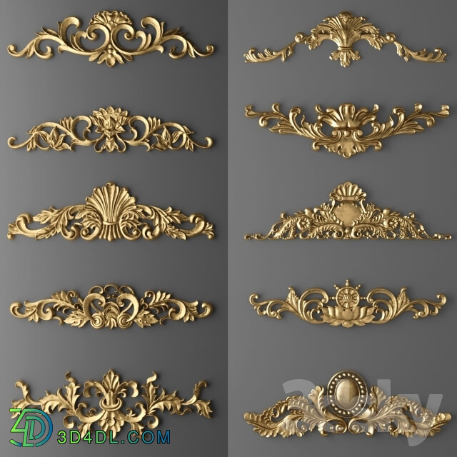 Decorative plaster - Set stucco.