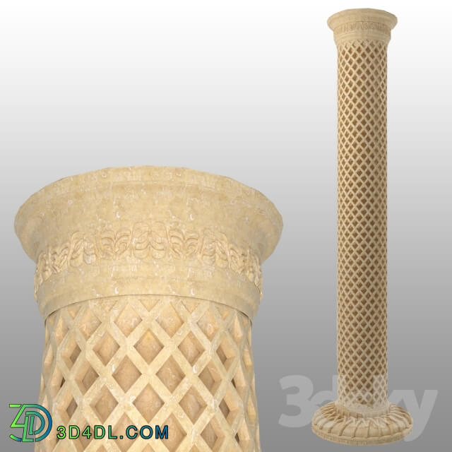 Decorative plaster - Exterior column