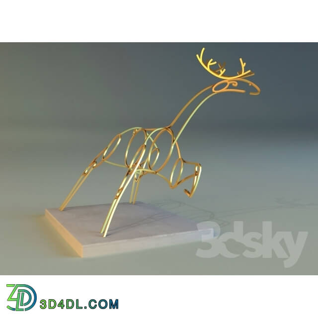 Sculpture - Statue of deer