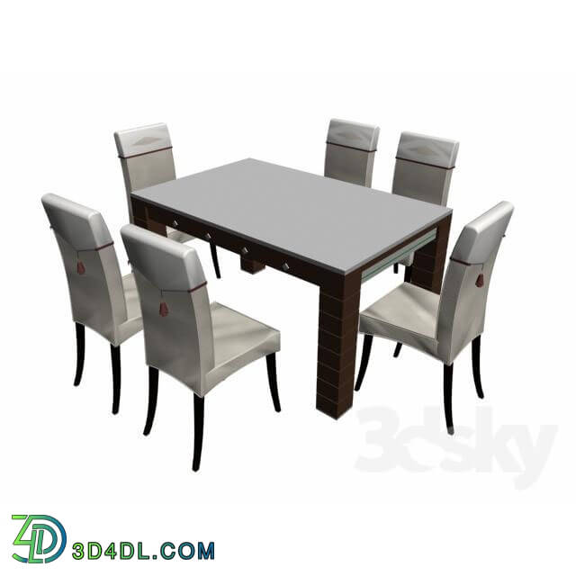 Table _ Chair - Dinner party for the living room