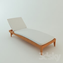 Other indoor wooden chaise longue 