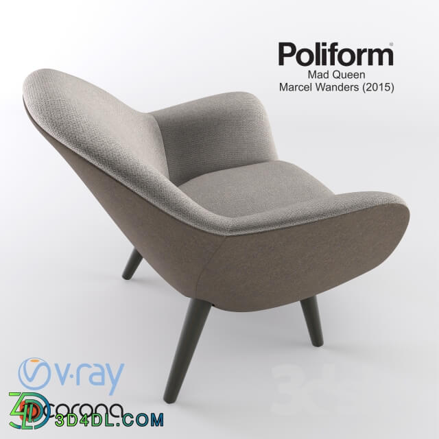 Arm chair - Poliform_ Mad Queen