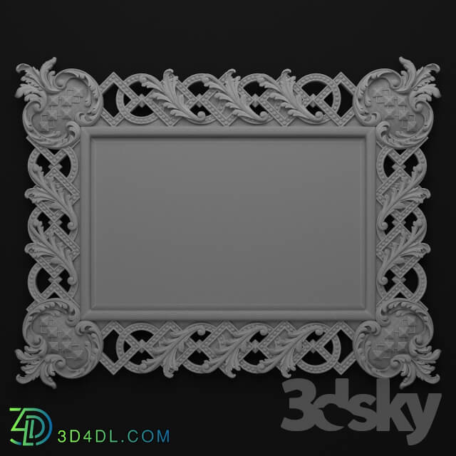 Mirror - Selcuklu Yatay Ayna Classic Mirror Frame