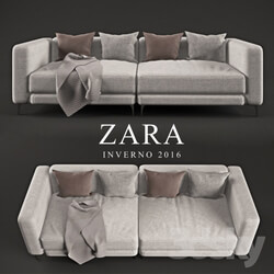 Sofa - Zara 4 Seater featuring Mondo Fabric in __39_Almond__39_ 