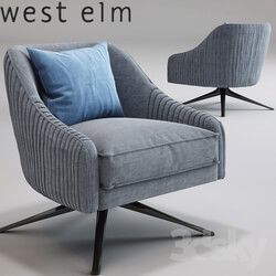 Arm chair - Roar Rabbit Swivel Chair_Imported_West Elm_Lichen 