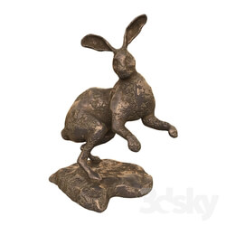 Sculpture - rabbit figurine 